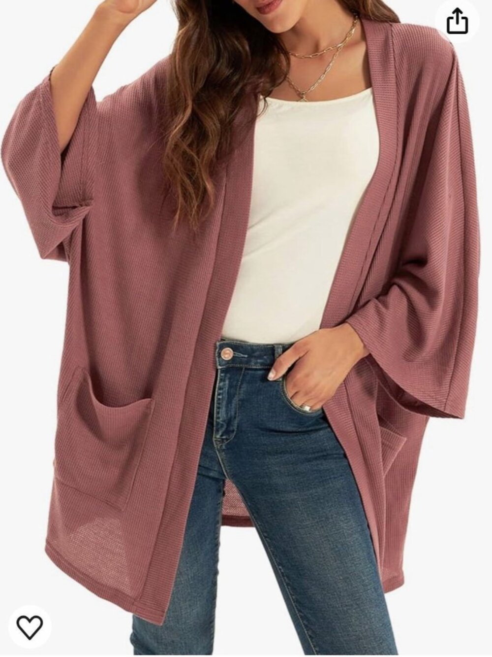 NEW GRACE KARIN Women's Lightweight Oversized Cardigan - size L